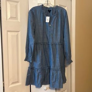 J crew chambray dress